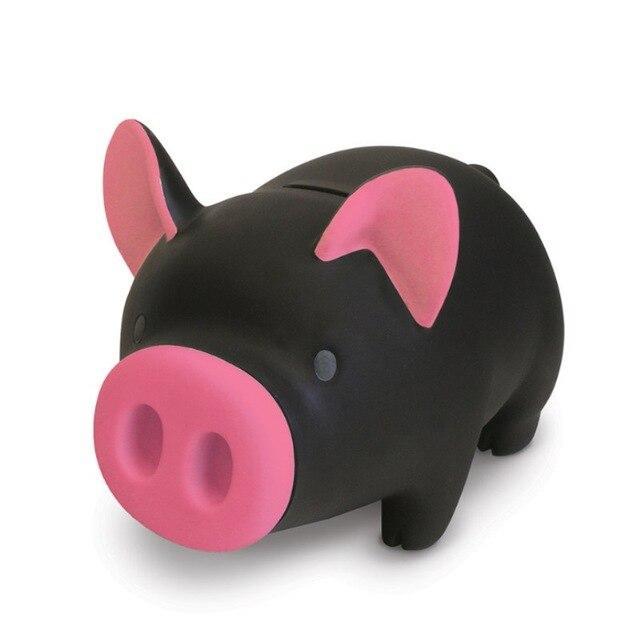 Piggy Bank Black