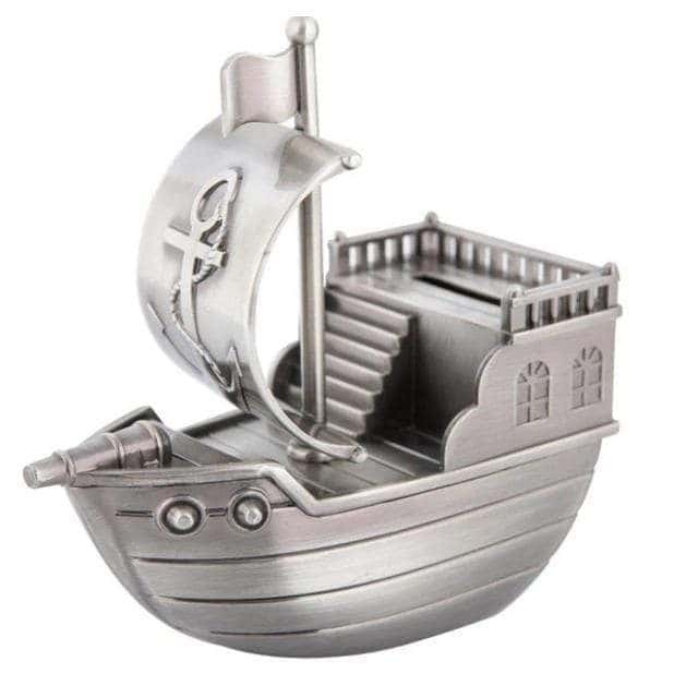 Boat-Shaped Piggy Bank