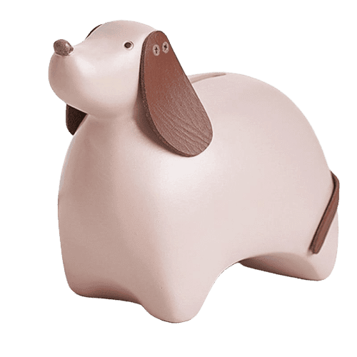 Vintage Dog Piggy Bank
