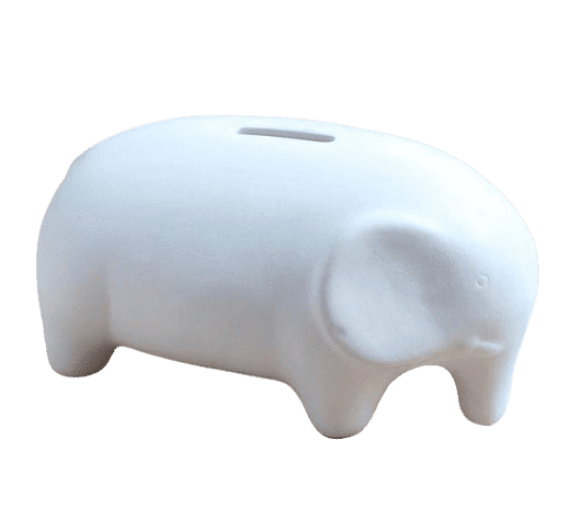 Adult Elephant Piggy Bank