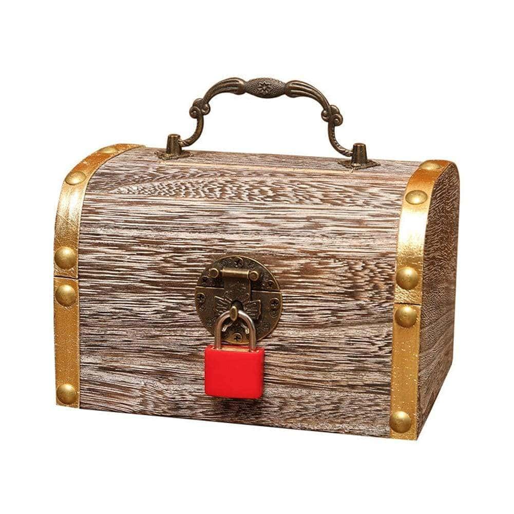 Locked Piggy Bank With Key