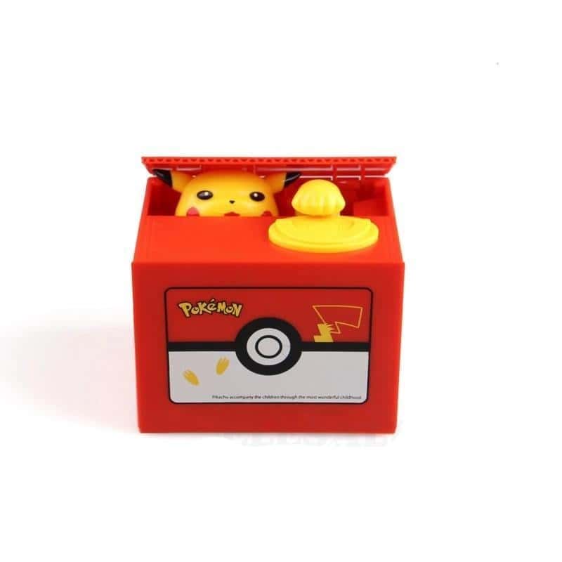 Pikachu Coin Thief Piggy Bank